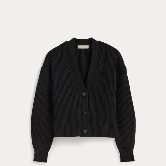 NWT Everlane Organic Cotton Relaxed Button-Up Cardigan - Picture 6 of 7